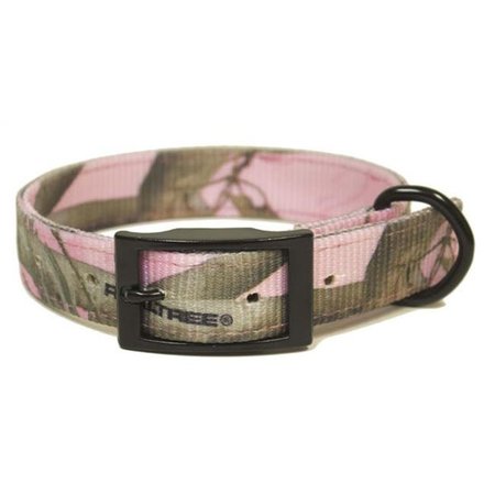 TANDY LEATHER FACTORY Leather Brothers 120NRT-PK19 1 x 19 in. Df Nylon Pink Camo Collar 120NRT-PK19